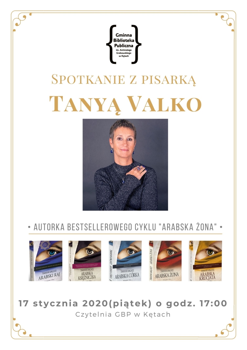 Spotkanie z Tanya Valko 17.01.2020