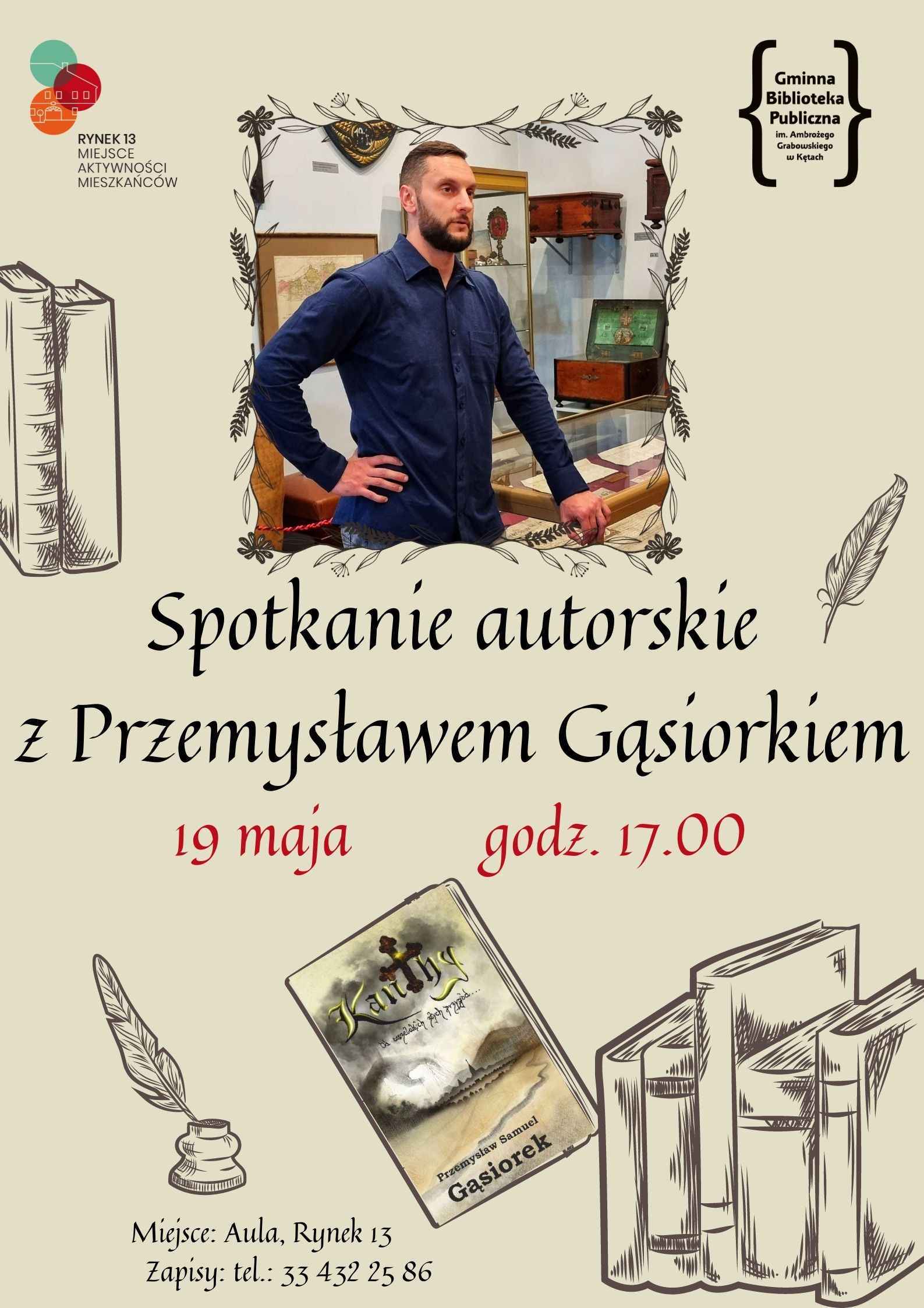 Spotkanie autorskie z Przemysławem Gąsiorkiem