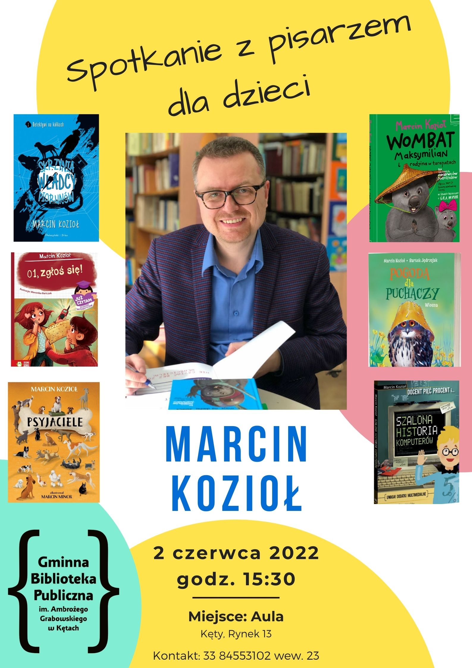 DZIECI Spotkanie z Marcinem Kozłem 2.06.2022